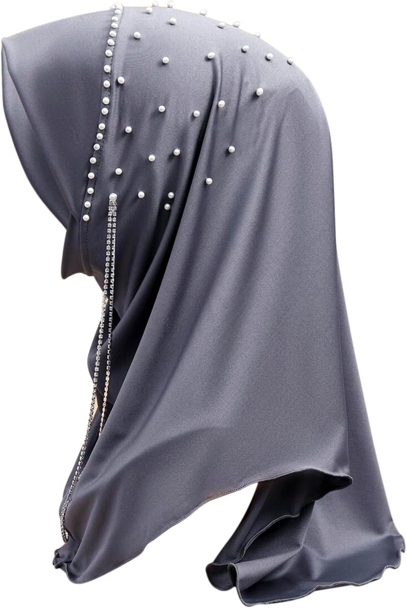 NICEYST Fashion Long Hijab Scarf for Women Girls Muslim Islamic Under Scarf Hat Long Hijabs Cap Instant Turbans Wrap - Image 3